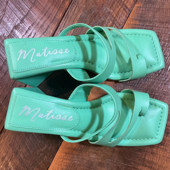 Matisse Oslo Heel Sandals in Mint Green Women’s 6.5 - Picture 3 of 12